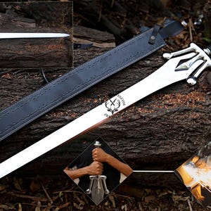 Espada de cosplay, idea de regalo para novio, réplica de espada de poder, espada de rol de fantasía para decoración del hogar, regalo de Navidad para aniversario de esposo.