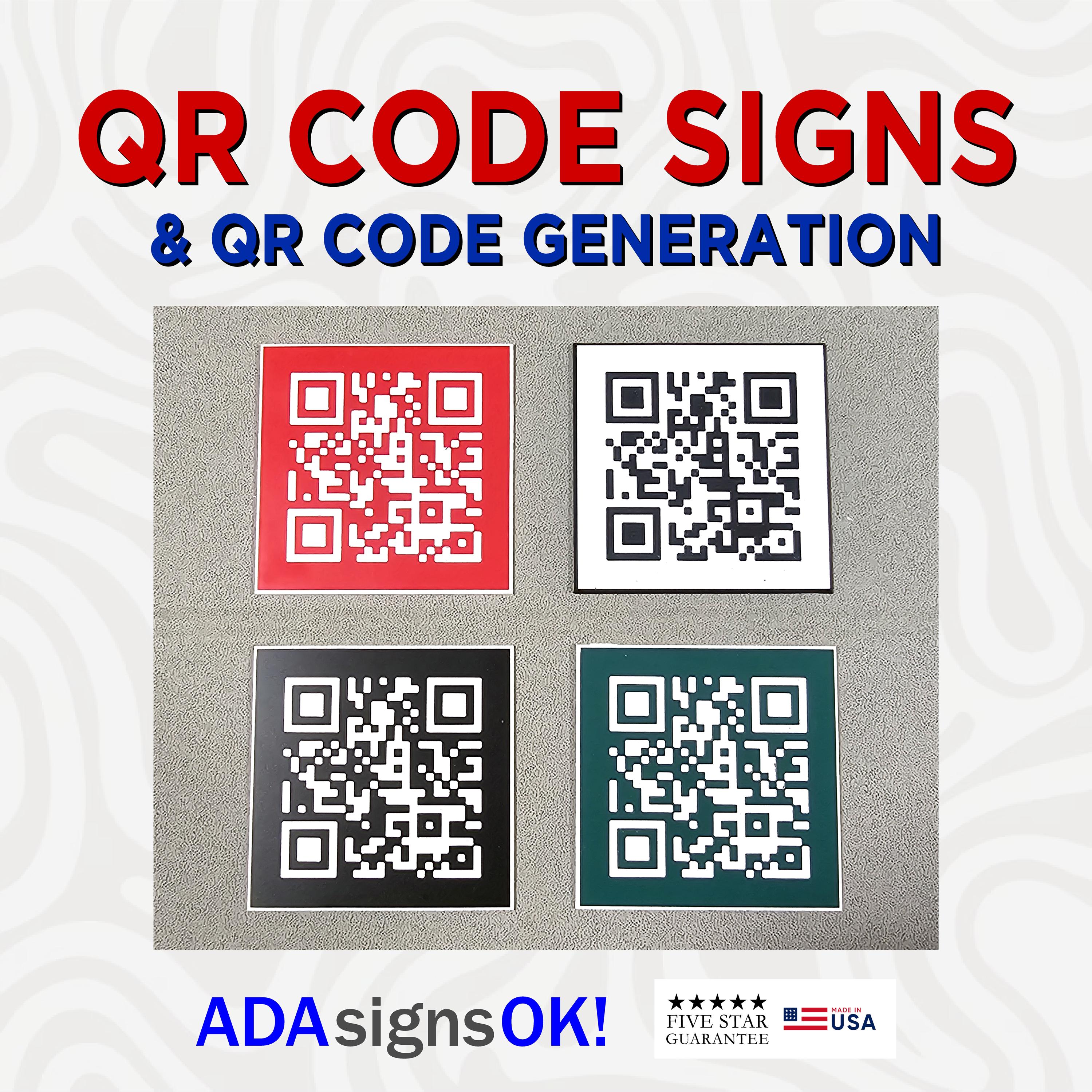 QR Code Signs - Includes QR Generation - Digital Files Available! QR ...