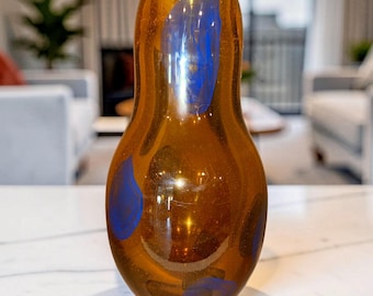 Todd Oldham Heavy Art Glass Sculpture – Abstract Studio Glass Design