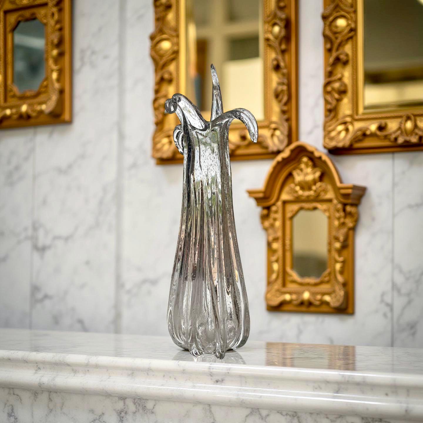 Formia Murano Art Glass Vase – Hand Blown Italian Design