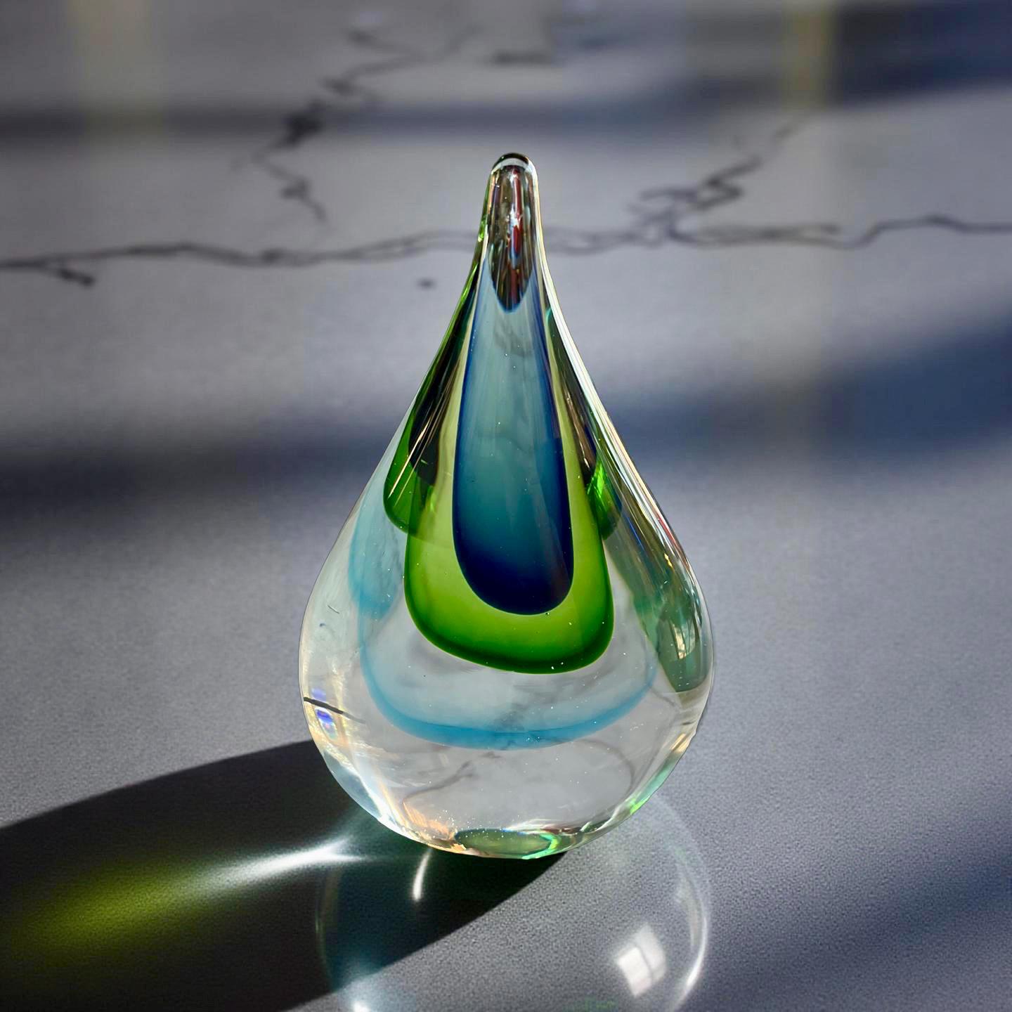 Flavio Poli　ムラノガラス/花器/ビンテージ/フラビオポリ Sommerso Series Glass Vase / Flavio Poli - NICK WHITE