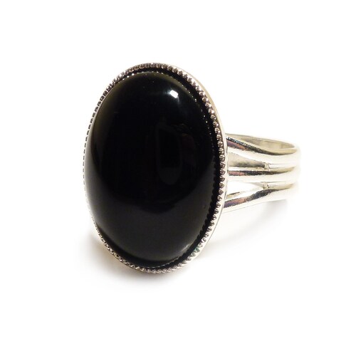 Victorian Gothic Ring Blue Goldstone Gemstone Ring Semi - Etsy