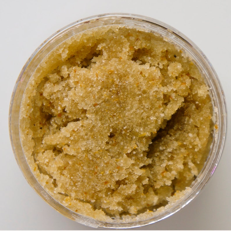 Sugar Scrub Body Polish Natural Scrub Lemongrass Brown Etsy