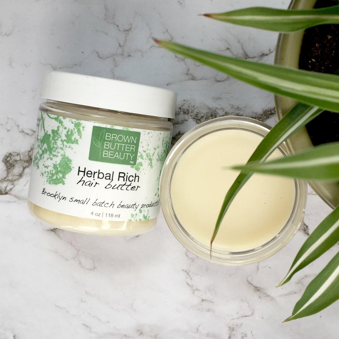 Herbal Hair Butter Natural Hair Pomade Skin Salve Organic Etsy