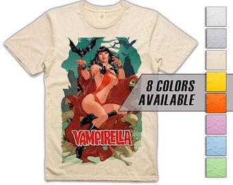Vampirella V22 Men's T Shirt all sizes S-5XL 8 Colors available