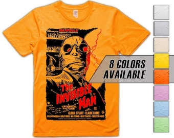 The Invisible Man V1 Men&#39;s T Shirt all sizes S-5XL 8 Colors available