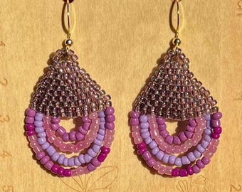 Beaded Dangle Earrings | Sterling Silver & 14K Gold-Plated Hooks | Freshwater Pearl