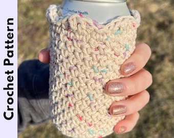 Can Cozy Crochet Pattern | Drink Koozie | Cotton Yarn Crochet Project