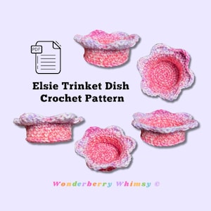 Elsie Trinket Dish haakpatroon pdf | Eenvoudig, beginnersvriendelijk | Project schrootgaren
