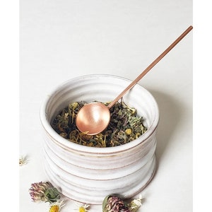 Handmade solid copper salt cellar spoon. Copper berry spoon. Clay mask cosmetics spoon. Copper serving spoon. Copper jam spoon. Hostess gift