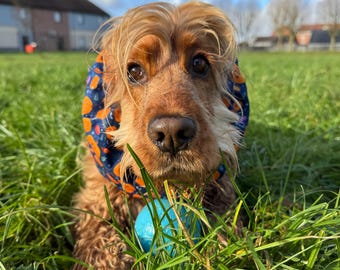 Waterdichte Snood Halloween Patroon Lichtgewicht Zeer Stevig Cavalier Spaniel Cocker Spaniel Oorwarmer Nekwarmer Bescherming Spikelets Snood per Cani
