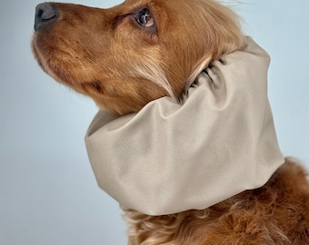 Waterproof Snood Lightweight and Resistant Spaniel Cavalier King Charles English American Cocker Ear Spikelet Protection Cuello para Perros
