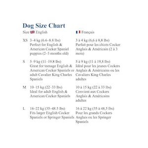 BESTSELLER Waterproof Snood Beige Tartan Lightweight Resistant Spaniel Cavalier King Charles English American Cocker Ear Spikelet Protection image 8
