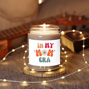 Candela profumata dell&#39;era mamma, regalo per la nuova mamma, annuncio di gravidanza, regalo per la nascita del bambino, regalo divertente per la mamma, candele per la mamma, congratulazioni per il nuovo bambino