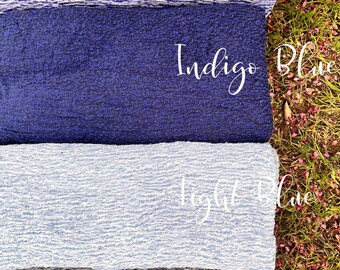 Cotton Linen Blend Natural Semi Sheer Open Weave Crinkle Fabrics,Multi Colour Options Available.