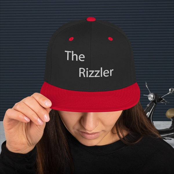 The Rizzler Snapback Hat - Trendy Adjustable Cap, Streetwear Fashion, Urban Style Headwear, Cool Hip Hop Hat for Men & Women