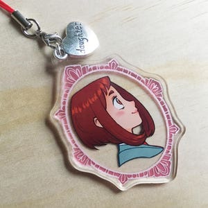 Uraraka Hero Cameo Portrait Charm
