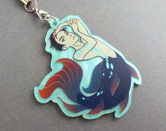 Yuuri Katsuki Merman Acryl Charm