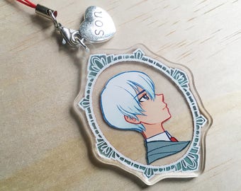 Todoroki Held Cameo Portrait Charm