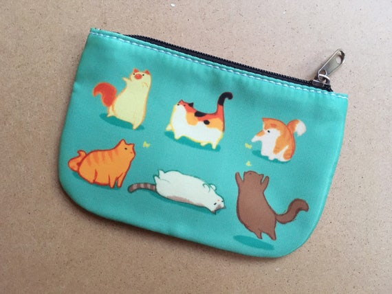 Fat Cats Coin Purse - Etsy