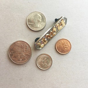 uwu Gold/Silver Metal Lapel Pin image 4