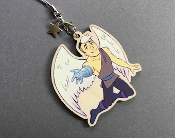 Angel Shiro - Magical Paladins 2" Wooden Charms