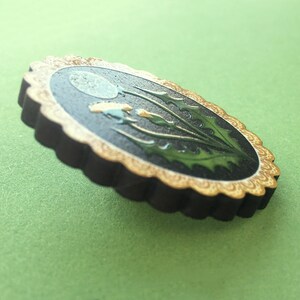 Dandelion Legno Lapel Pin immagine 3