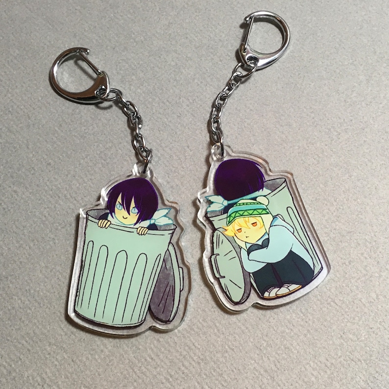 Noragami Trashboy Yato & Yukine 2 Double-Sided Acrylic Keychain image 1