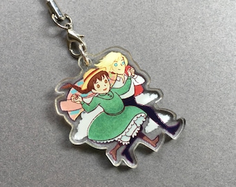 Howl and Sophie 1.5" Double-Sided Acrylic Charm