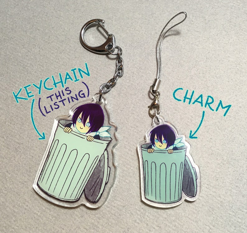 Noragami Trashboy Yato & Yukine 2 Double-Sided Acrylic Keychain image 5