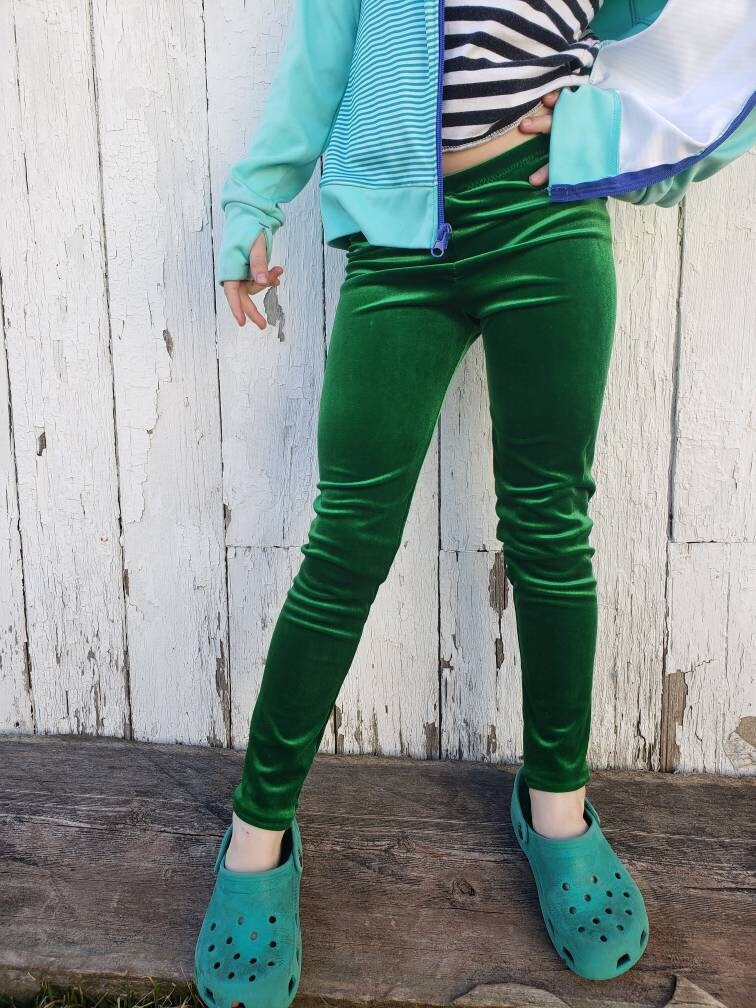Stretch Velvet Leggings for Baby Size 3 