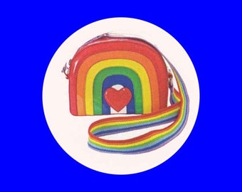 Rainbow bag button