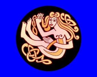 Celtic woman button