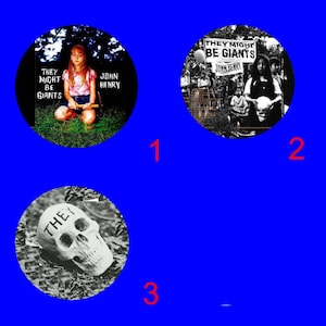 John Henry album art button or magnet three design choices