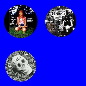 TMBG John Henry album art button or magnet bundle