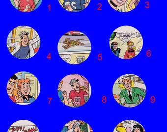 Archie Comics button 12 design choices