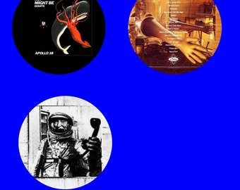Apollo 18 album art button or magnet bundle