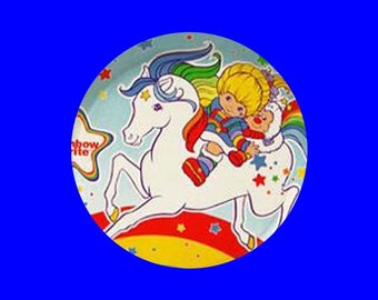 Rainbow Brite and Starlite button
