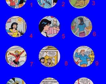 Archie Comics button 12 design choices