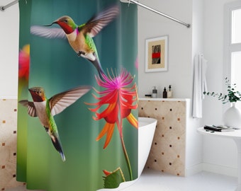 Kolibri-Duschvorhang