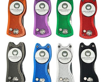 Custom Logo Golf Divot Tool with Metal Ball Marker (100 Minimum)