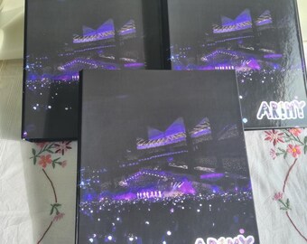 A4 binder, 4 rings "Purple ocean"