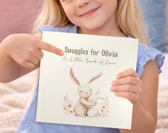 Personalized Baby Blanket And Book Set Custom Name Gift Set For Kids Animal Moms & Babies Blanket Matching Storybook Baby Shower Gift