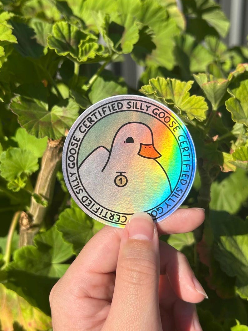 Certified Silly Goose Sticker image 3