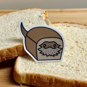 Bearded 'Breaded' Dragon Sticker