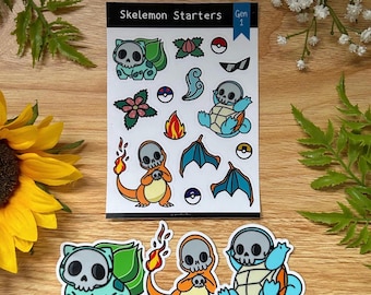 Skelemon Gen 1 Stickers