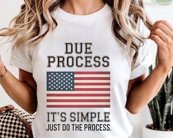 Due Process Comfort Colors Shirt Political Protest Tee Trending Political Shirt Patriotic Rights T Shirt Unisex Protest Tee PatrioticTee