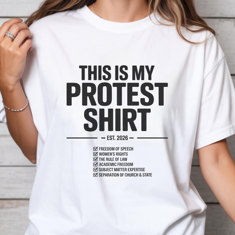 This Is My Protest Shirt Comfort Colors Tee Political Graphic Tee Free Speech Shirt Womens Rights Tee Political Tshirt Protest Tee Gift White