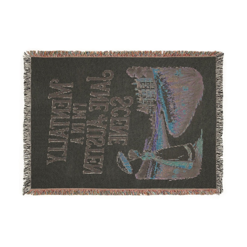 Jane Austen Woven Blanket, Book Lover Gift, Pride and Prejudice Blanket, Literary Home Decor, Cozy Throw Blanket, Regencycore Blanket image 10