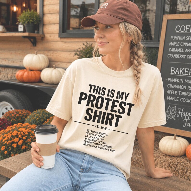This Is My Protest Shirt Comfort Colors Tee Political Graphic Tee Free Speech Shirt Womens Rights Tee Political Tshirt Protest Tee Gift afbeelding 2